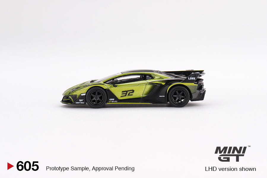 Lamborghini LB-Silhouette WORKS Aventador GT EVO Lime 1:64