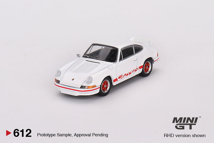 Porsche 911 Carrera RS 2.7 Grand Prix White with Red Livery 1:64