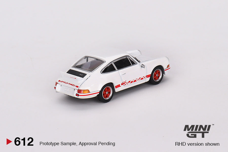 Porsche 911 Carrera RS 2.7 Grand Prix White with Red Livery 1:64